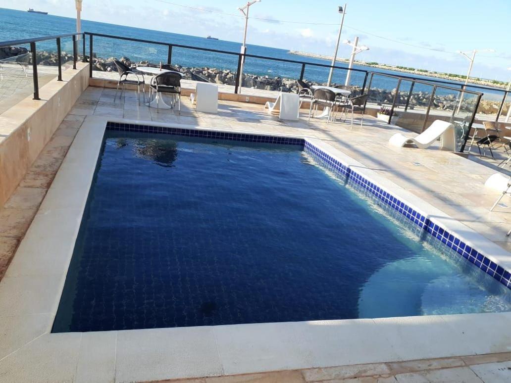 605 Flat Mobiliado Com Vista Lateral Mar Na Praia De Iracema Com Ventilador Форталеза Екстериор снимка